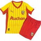 Kids RC Lens Home Shirt Jersey Kit 25-26 Youth Soccer Football 2025-2026