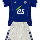 Kids RC Strasbourg Alsace Home Shirt Jersey Kit 25-26 Youth Soccer Football 2025-2026