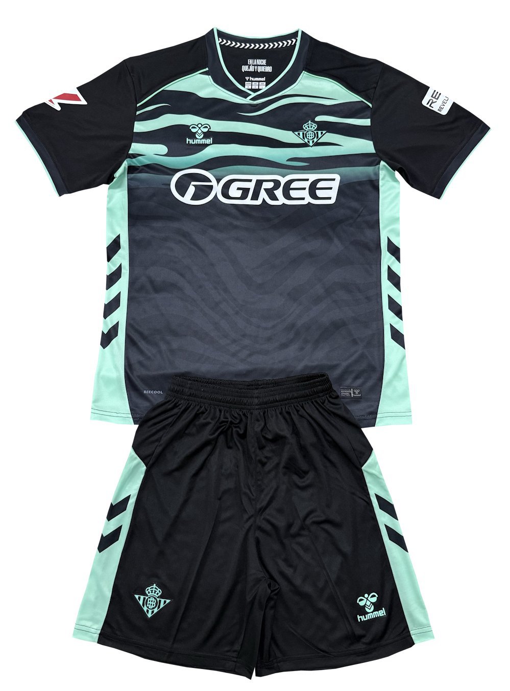 Kids Real Betis 3rd Third Shirt Jersey Kit 25-26 Youth Soccer Football 2025-2026