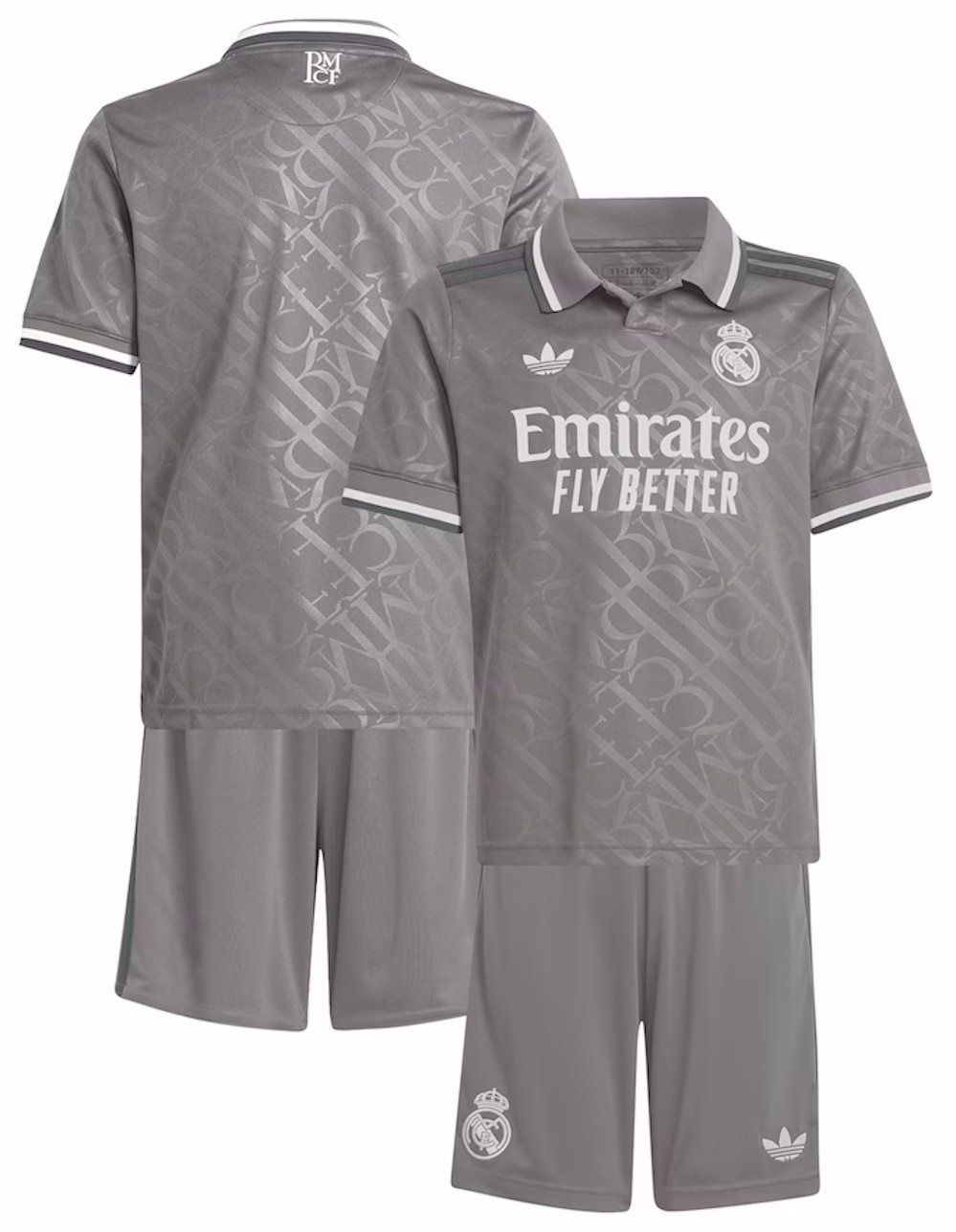 Kids Real Madrid 3rd Third Shirt Jersey Kit Youth 24-25 Soccer Football 2024-2025