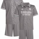 Kids Real Madrid 3rd Third Shirt Jersey Kit Youth 24-25 Soccer Football 2024-2025