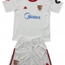 Kids Sevilla Home Shirt Jersey Kit 25-26 Youth Soccer Football 2025-2026