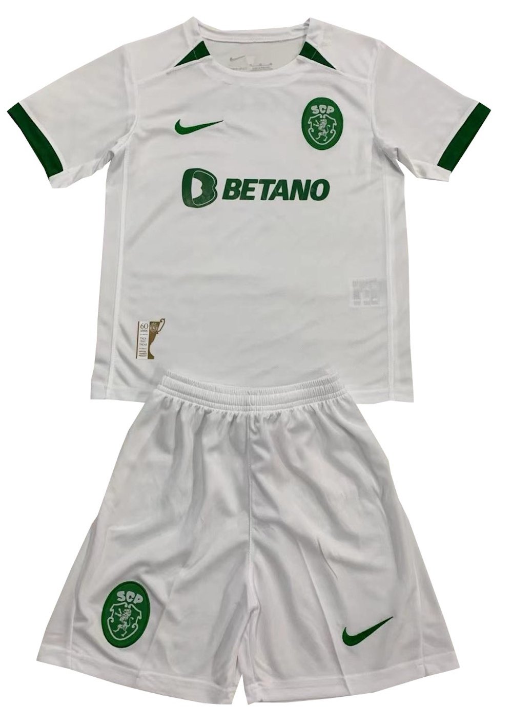 Kids Sporting CP Lisbon Away Shirt Jersey Kit 24-25 Youth Soccer Football 2024-2025