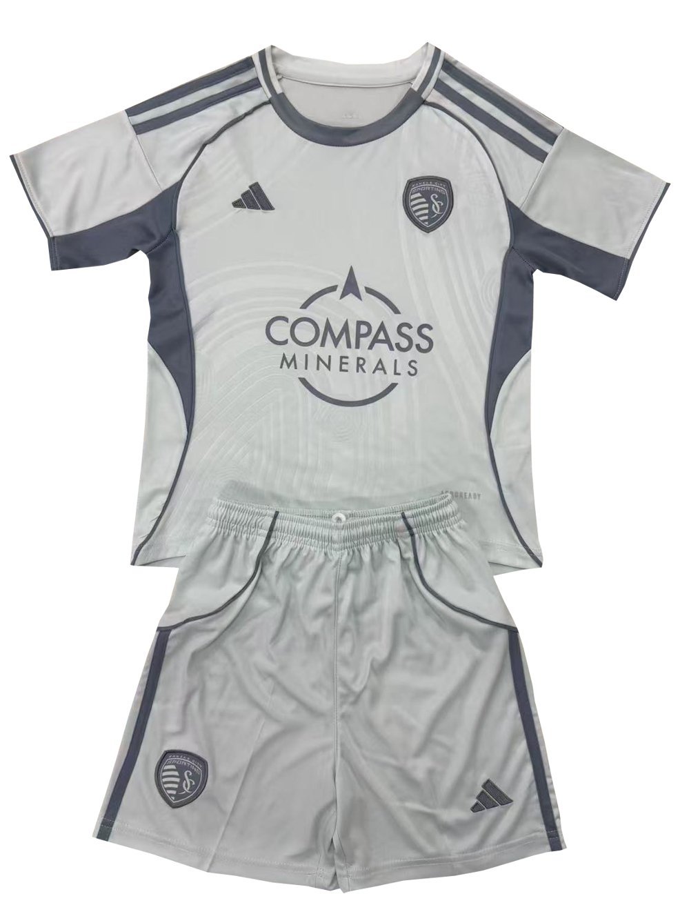 Kids Sporting Kansas City Pre-Match Shirt Jersey Kit 25-26 Youth Soccer Football 2025-2026