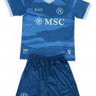 Kids SSC Napoli Special Edition Partenope Shirt Jersey Kit 24-25 Youth Soccer Football 2024-2025