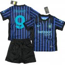 Kids THURAM #9 Inter Milan Home Shirt Jersey Kit 25-26 Youth Soccer Football 2025-2026