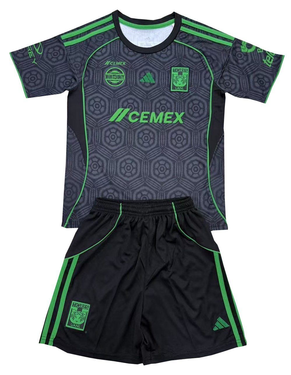 Kids Tigres UANL 3rd Third Shirt Jersey Kit 25-26 Youth Soccer Football 2025-2026