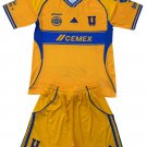 Kids Tigres UANL Home Shirt Jersey Kit 25-26 Youth Soccer Football 2025-2026