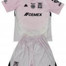 Kids Tigres UANL Pink Goalkeeper Shirt Jersey Kit 25-26 Youth Soccer Football 2025-2026