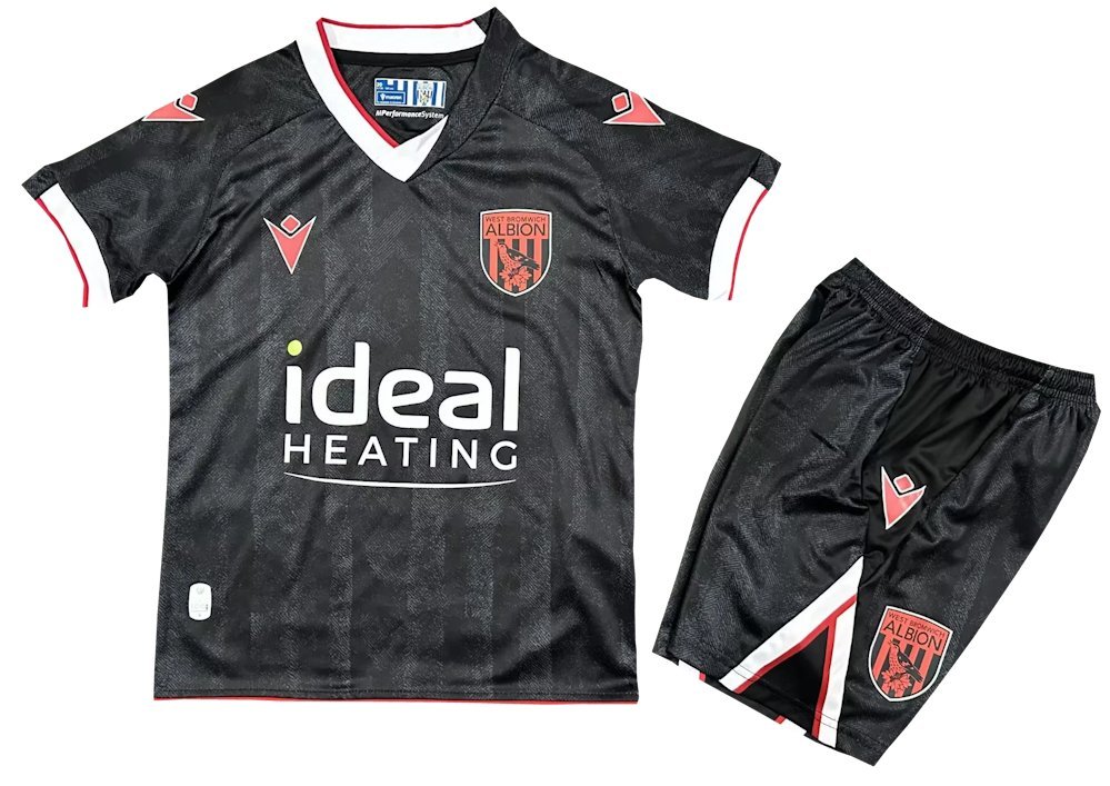 Kids West Bromwich Albion 3rd Third Shirt Jersey Kit 25-26 Youth Soccer Football 2025-2026