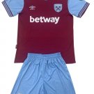 Kids West Ham United Home Shirt Jersey Kit 24-25 Youth Soccer Football 2024-2025