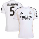 BELLINGHAM #5 Real Madrid Men Home Shirt Jersey 25-26 Soccer Football 2025-2026