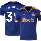 BRUNO G. #39 Newcastle United Men 3rd Third Shirt Jersey 25-26 Soccer Football 2025-2026