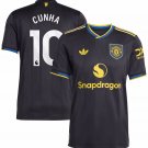 CUNHA #10 Manchester United Men 3rd Third Home Shirt Jersey 25-26 Soccer Football 2025-2026