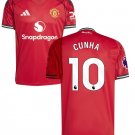 CUNHA #10 Manchester United Men Home Shirt Jersey 25-26 Soccer Football 2025-2026