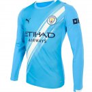 Manchester City Men Home Shirt Long Sleeve Jersey 25-26 Soccer Football 2025-2026