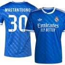 MASTANTUONO #30 Real Madrid Men 3rd Third Shirt Jersey 25-26 Soccer Football 2025-2026
