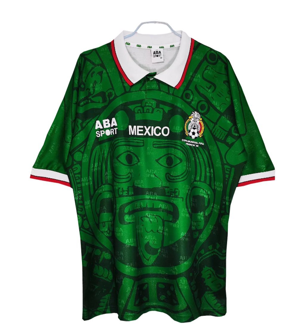 Mexico Men Home World Cup 1998 Shirt Jersey 97-98 Soccer Football