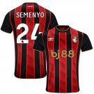 SEMENYO #24 Bournemouth Men Home Shirt Jersey 25-26 Soccer Football 2025-2026