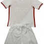 Kids AS Monaco Home Shirt Jersey Kit 24-25 Youth Soccer Football 2024-2025