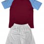 Kids Aston Villa Home Shirt Jersey Kit 24-25 Youth Soccer Football 2024-2025