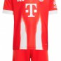 Kids Bayern Munich Home Shirt Jersey Kit 25-26 Youth Soccer Football 2025-2026