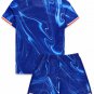 Kids Chelsea Home Shirt Jersey Kit 24-25 Youth Soccer Football 2024-2025