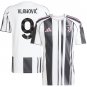VLAHOVI&egrave;�&macr; #9 Juventus Men Home Shirt Jersey 25-26 Soccer Football 2025-2026