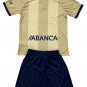 Kids Deportivo La Coruna Special Gold Shirt Jersey Kit 25-26 Youth Soccer Football 2025-2026