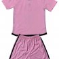 Kids Inter Miami Home Pink Shirt Jersey Kit 24-25 Youth Soccer Football 2024-2025