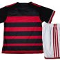 Kids Flamengo Home Shirt Jersey Kit 24-25 Youth Soccer Football 2024-2025