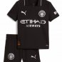 Kids Manchester City Away Shirt Jersey Kit 25-26 Youth Soccer Football 2025-2026