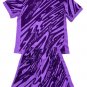 Kids Tottenham Hotspur Purple Goalkeeper Shirt Jersey Kit 24-25 Youth Soccer Football 2024-2025