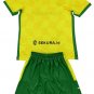 Kids Norwich City Home Shirt Jersey Kit 24-25 Youth Soccer Football 2024-2025