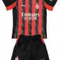 Kids PULISIC #11 AC Milan Home Shirt Jersey Kit 25-26 Youth Soccer Football 2025-2026
