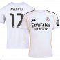 ASENCIO #17 Real Madrid Men Home Shirt Jersey 25/26 Soccer Football 2025/2026