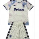 Kids Aston Villa 3rd Third Shirt Jersey Kit 25-26 Youth Soccer Football 2025-2026