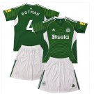 Kids BOTMAN #4 Newcastle United Away Shirt Jersey Kit 25-26 Youth Soccer Football 2025-2026