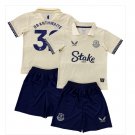 Kids BRANTHWAITE #32 Everton Away Shirt Jersey Kit 25-26 Youth Soccer Football 2025-2026