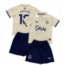 Kids GREALISH #18 Everton Away Shirt Jersey Kit 25-26 Youth Soccer Football 2025-2026