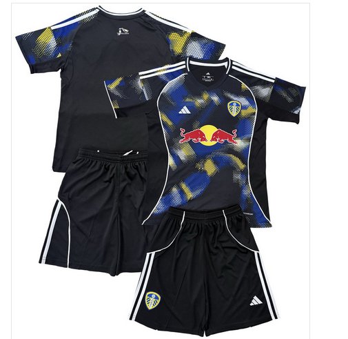 Kids Leeds United 3rd Third Shirt Jersey Kit 25-26 Youth Soccer Football 2025-2026