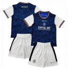 Kids Luton Town Away Shirt Jersey Kit 25-26 Youth Soccer Football 2025-2026