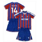 Kids MATETA #14 Crystal Palace Home Shirt Jersey Kit 25-26 Youth Soccer Football 2025-2026