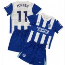 Kids MINTEH #11 Brighton & Hove Home Shirt Jersey Kit 25-26 Youth Soccer Football 2025-2026