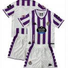 Kids Real Valladolid Home Shirt Jersey Kit 25-26 Youth Soccer Football 2025-2026