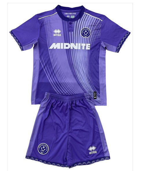 Kids Sheffield United 3rd Third Shirt Jersey Kit 25-26 Youth Soccer Football 2025-2026