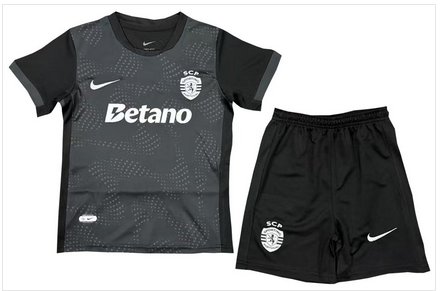 Kids Sporting CP Lisbon Away Shirt Jersey Kit 25-26 Youth Soccer Football 2025-2026