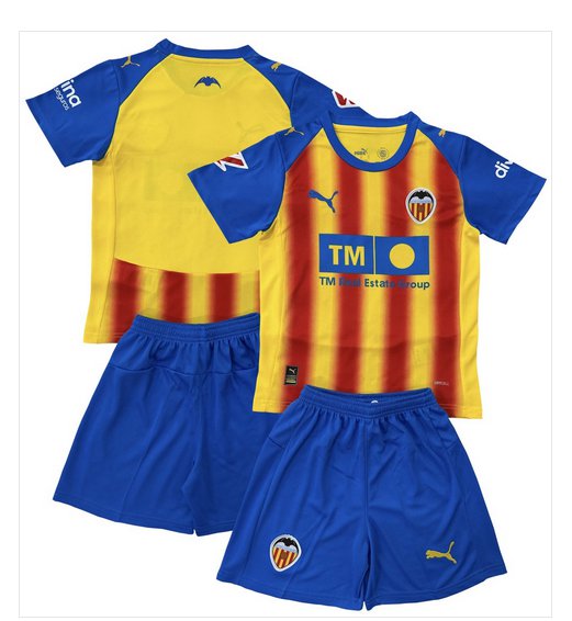 Kids Valencia 3rd Third Shirt Jersey Kit 25-26 Youth Soccer Football 2025-2026