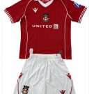Kids Wrexham Home Shirt Jersey Kit 25-26 Youth Soccer Football 2025-2026