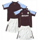 Kids Aston Villa Home Shirt Jersey Kit 25-26 Youth Soccer Football 2025-2026